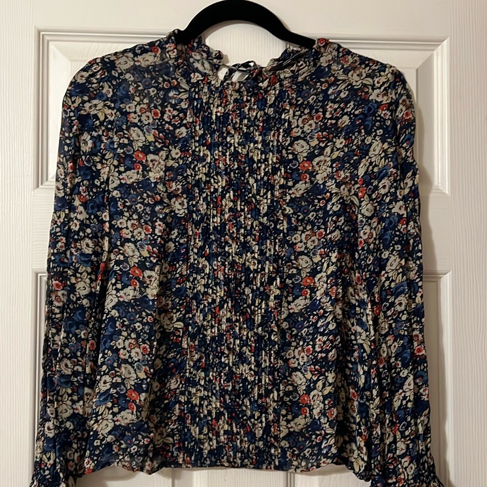 Zara Flower Patterned Blouse - Picture 4 of 5